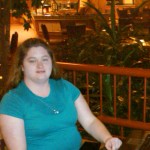 Me sitting in the Atrium